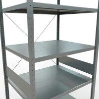 SCHULTE Schwerlastregal MULTIplus 250 12982 silber 100,0 x 80,0 x 300,0 cm