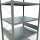 SCHULTE Schwerlastregal MULTIplus 250 12982 silber 100,0 x 80,0 x 300,0 cm