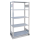 SCHULTE Schwerlastregal 14946 silber 100,0 x 50,0 x 200,0 cm