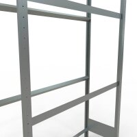 SCHULTE Reifenregal 13890 silber 115,0 x 40,0 x 200,0 cm