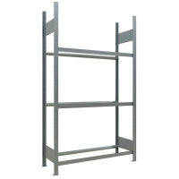SCHULTE Reifenregal 13890 silber 115,0 x 40,0 x 200,0 cm