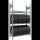 SCHULTE Reifenregal 13890 silber 115,0 x 40,0 x 200,0 cm