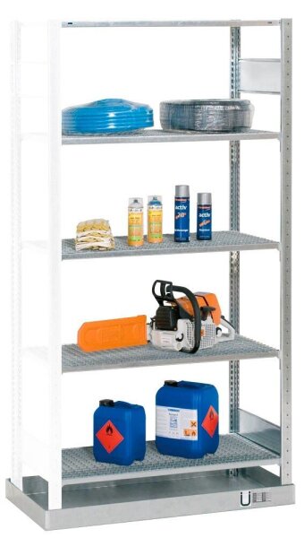 SCHULTE Anbauregal 14947 silber 100,0 x 50,0 x 200,0 cm