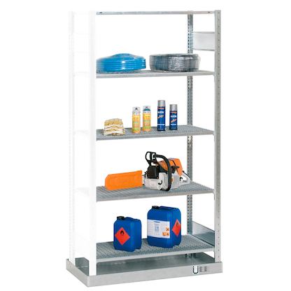 SCHULTE Anbauregal 14947 silber 100,0 x 50,0 x 200,0 cm