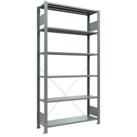 SCHULTE Schwerlastregal MULTIplus 150 17725 silber 100,0 x 30,0 x 200,0 cm