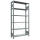SCHULTE Schwerlastregal MULTIplus 150 17725 silber 100,0 x 30,0 x 200,0 cm