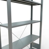 SCHULTE Schwerlastregal MULTIplus 150 17719 silber 100,0 x 30,0 x 180,0 cm