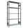 SCHULTE Schwerlastregal MULTIplus 150 17719 silber 100,0 x 30,0 x 180,0 cm