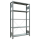 SCHULTE Schwerlastregal MULTIplus 150 17719 silber 100,0 x 30,0 x 180,0 cm
