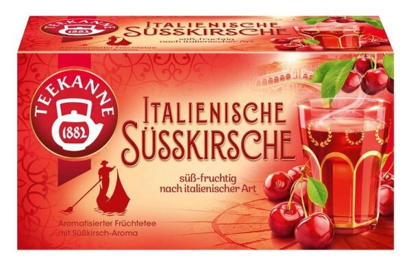 TEEKANNE Italenische Süßkirsche Tee 20 Portionen