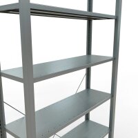 SCHULTE Schwerlastregal MULTIplus 150 17731 silber 100,0 x 30,0 x 230,0 cm
