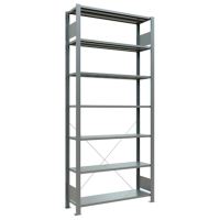 SCHULTE Schwerlastregal MULTIplus 150 17731 silber 100,0 x 30,0 x 230,0 cm