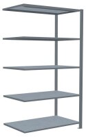 SCHULTE Anbau-Schwerlastregal MULTIplus 150 17758 silber 100,0 x 60,0 x 180,0 cm