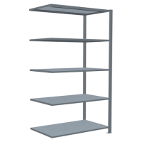 SCHULTE Anbau-Schwerlastregal MULTIplus 150 17758 silber 100,0 x 60,0 x 180,0 cm