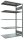 SCHULTE Anbau-Schwerlastregal MULTIplus 150 17758 silber 100,0 x 60,0 x 180,0 cm