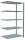 SCHULTE Anbau-Schwerlastregal MULTIplus 150 17758 silber 100,0 x 60,0 x 180,0 cm