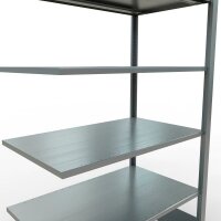 SCHULTE Anbau-Schwerlastregal MULTIplus 150 17764 silber 100,0 x 60,0 x 200,0 cm