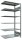 SCHULTE Anbau-Schwerlastregal MULTIplus 150 17764 silber 100,0 x 60,0 x 200,0 cm