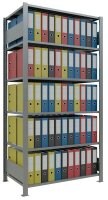 SCHULTE Schwerlastregal MULTIplus 150 17761 silber 100,0 x 60,0 x 200,0 cm