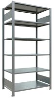 SCHULTE Schwerlastregal MULTIplus 150 17761 silber 100,0 x 60,0 x 200,0 cm
