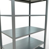 SCHULTE Schwerlastregal MULTIplus 150 17761 silber 100,0 x 60,0 x 200,0 cm