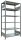 SCHULTE Schwerlastregal MULTIplus 150 17761 silber 100,0 x 60,0 x 200,0 cm