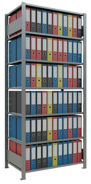 SCHULTE Schwerlastregal MULTIplus 150 17767 silber 100,0 x 60,0 x 230,0 cm