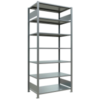 SCHULTE Schwerlastregal MULTIplus 150 17767 silber 100,0 x 60,0 x 230,0 cm