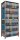 SCHULTE Schwerlastregal MULTIplus 150 17767 silber 100,0 x 60,0 x 230,0 cm