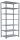 SCHULTE Schwerlastregal MULTIplus 150 17767 silber 100,0 x 60,0 x 230,0 cm