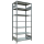 SCHULTE Schwerlastregal MULTIplus 150 17767 silber 100,0 x 60,0 x 230,0 cm