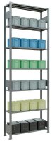 SCHULTE Schwerlastregal MULTIplus 150 12732-LR silber 100,0 x 30,0 x 300,0 cm