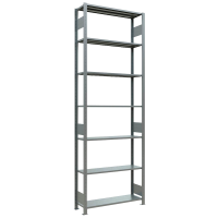 SCHULTE Schwerlastregal MULTIplus 150 12732-LR silber 100,0 x 30,0 x 300,0 cm