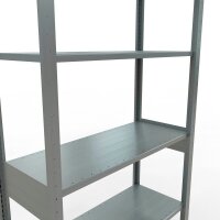 SCHULTE Schwerlastregal MULTIplus 150 12741-LR silber 100,0 x 40,0 x 250,0 cm