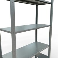 SCHULTE Schwerlastregal MULTIplus 150 12740-LR silber 100,0 x 40,0 x 200,0 cm