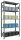 SCHULTE Schwerlastregal MULTIplus 150 12740-LR silber 100,0 x 40,0 x 200,0 cm