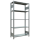SCHULTE Schwerlastregal MULTIplus 150 12740-LR silber 100,0 x 40,0 x 200,0 cm