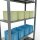 SCHULTE Schwerlastregal MULTIplus 150 12740-LR silber 100,0 x 40,0 x 200,0 cm