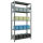 SCHULTE Schwerlastregal MULTIplus 150 12740-LR silber 100,0 x 40,0 x 200,0 cm