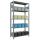 SCHULTE Schwerlastregal MULTIplus 150 12740-LR silber 100,0 x 40,0 x 200,0 cm