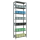 SCHULTE Schwerlastregal MULTIplus 150 12742-LR silber 100,0 x 40,0 x 300,0 cm