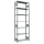 SCHULTE Schwerlastregal MULTIplus 150 12742-LR silber 100,0 x 40,0 x 300,0 cm