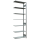 SCHULTE Anbau-Schwerlastregal MULTIplus 150 12747-LR silber 100,0 x 40,0 x 300,0 cm