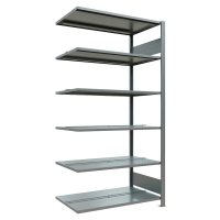 SCHULTE Anbau-Schwerlastregal MULTIplus 150 17746 silber 100,0 x 60,0 x 200,0 cm