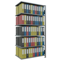 SCHULTE Anbau-Schwerlastregal MULTIplus 150 17746 silber 100,0 x 60,0 x 200,0 cm