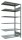 SCHULTE Anbau-Schwerlastregal MULTIplus 150 17746 silber 100,0 x 60,0 x 200,0 cm