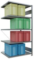 SCHULTE Anbau-Schwerlastregal MULTIplus 250 12985 silber...