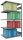SCHULTE Anbau-Schwerlastregal MULTIplus 250 12985 silber 100,0 x 80,0 x 200,0 cm