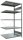 SCHULTE Anbau-Schwerlastregal MULTIplus 250 12985 silber 100,0 x 80,0 x 200,0 cm