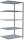 SCHULTE Anbau-Schwerlastregal MULTIplus 250 12985 silber 100,0 x 80,0 x 200,0 cm